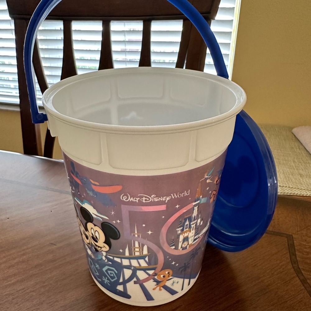 WDW 50th Anniversary popcorn bucket